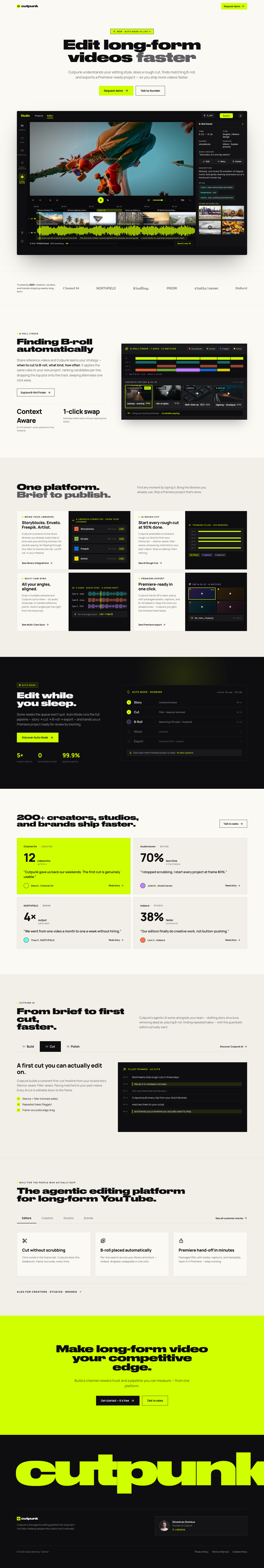 AdPunk.AI full landing page screenshot