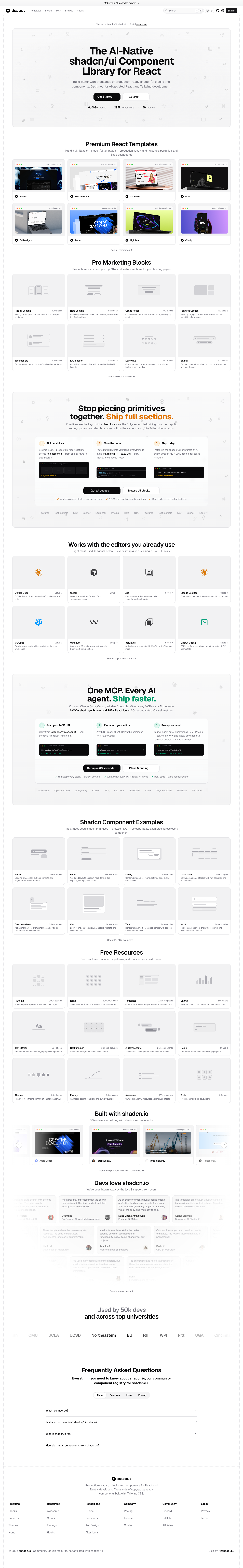 Astrae Design full landing page screenshot