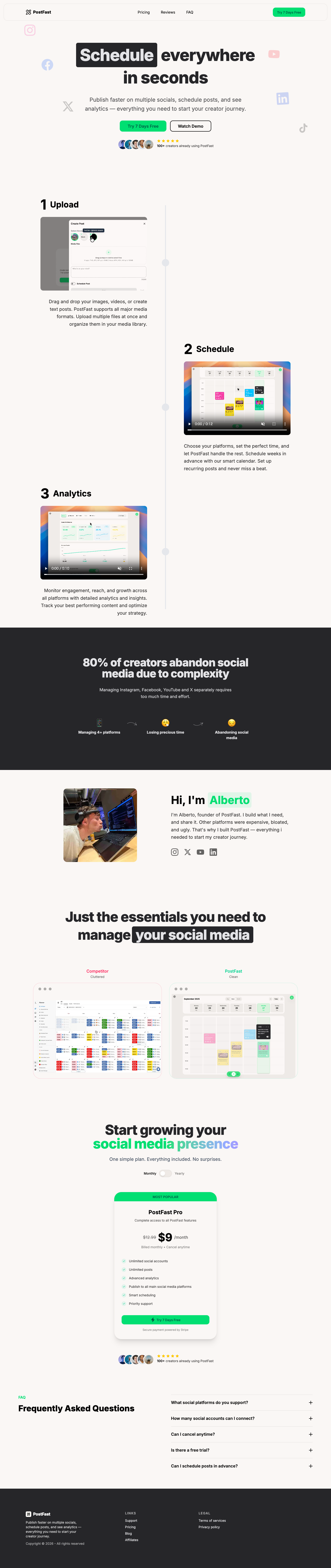 AutoShort.it full landing page screenshot