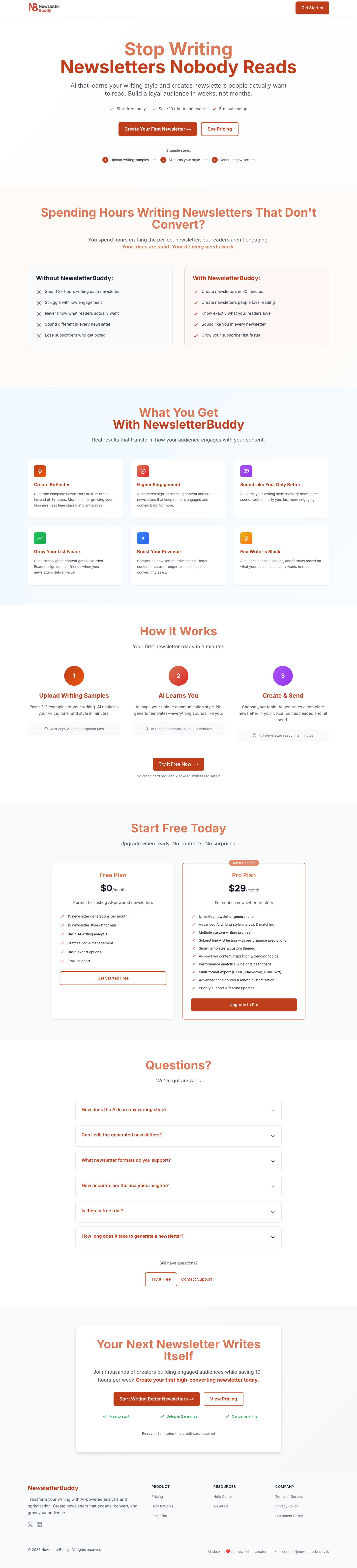 Miten Gohil full landing page screenshot