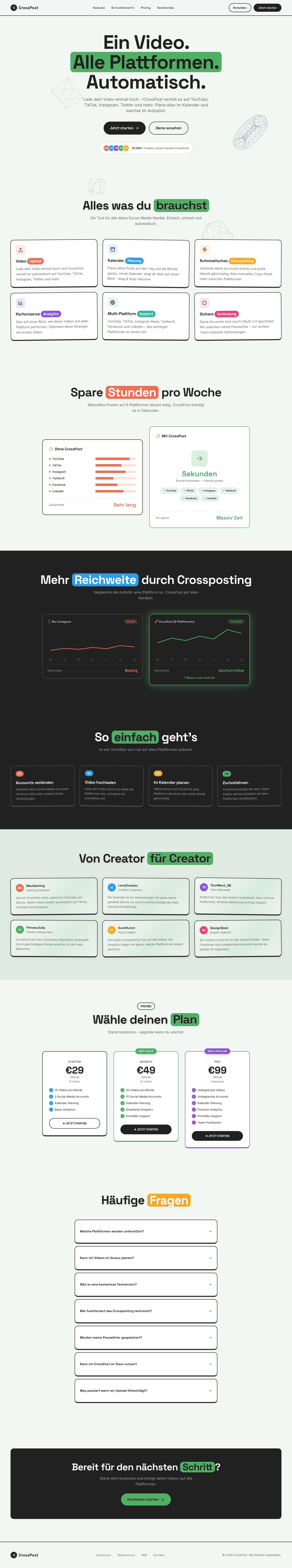 Raconi Games full landing page screenshot