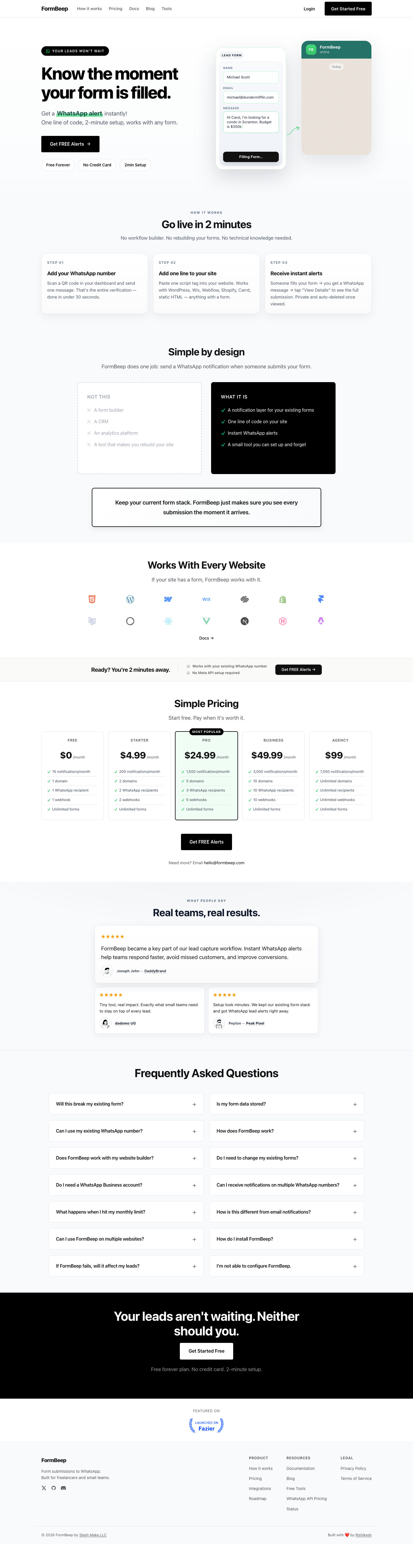 RISHIKESH TECHNOLOGY full landing page screenshot