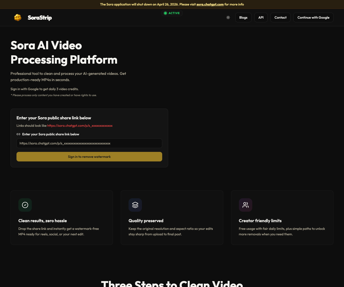 Aadarsh landing page screenshot