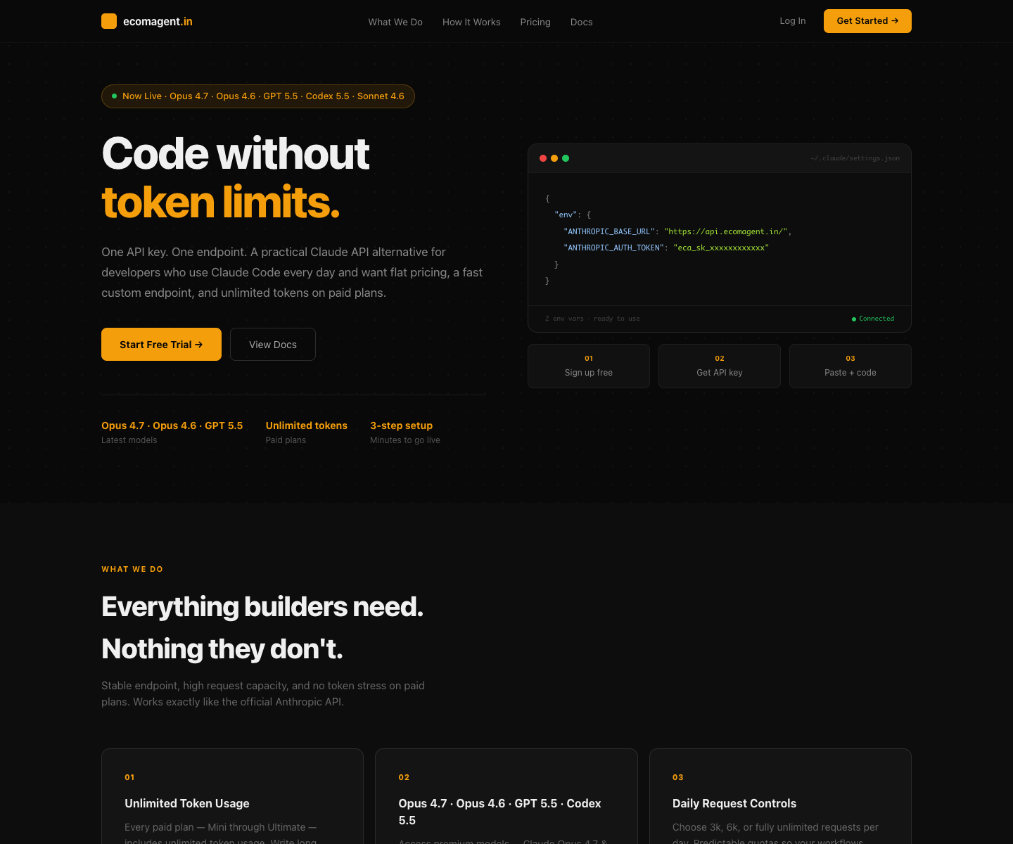 Geutejj landing page screenshot