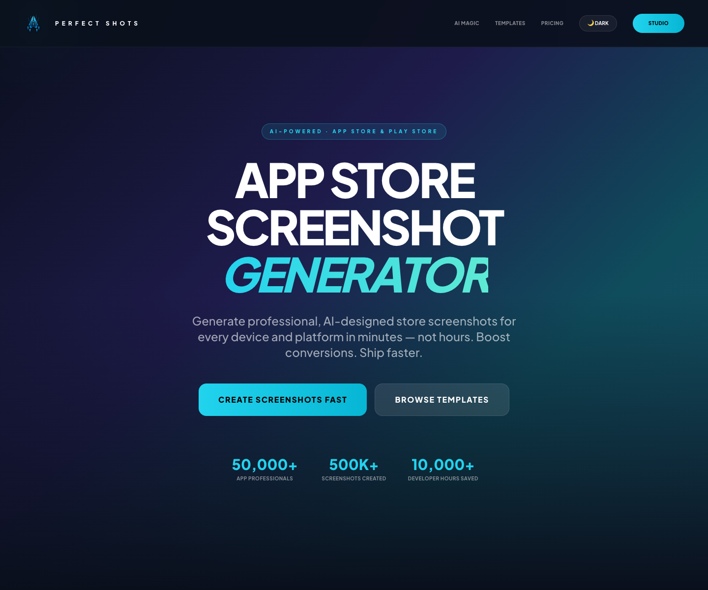 Harshita Sharma landing page screenshot