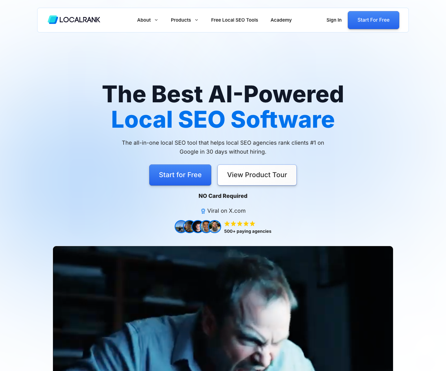 LocalRank.so landing page screenshot