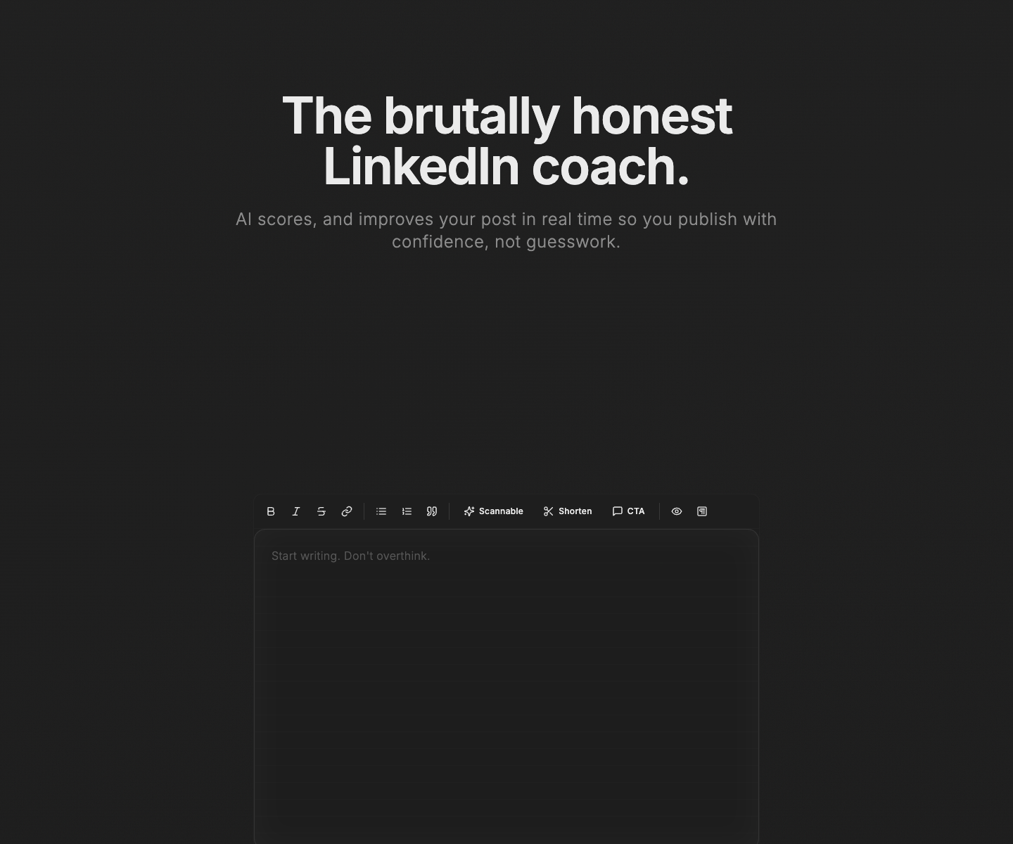 Postautopsy landing page screenshot