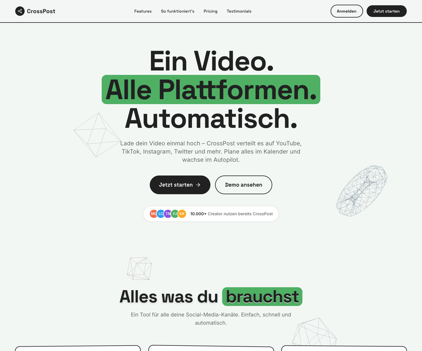 Raconi Games landing page screenshot
