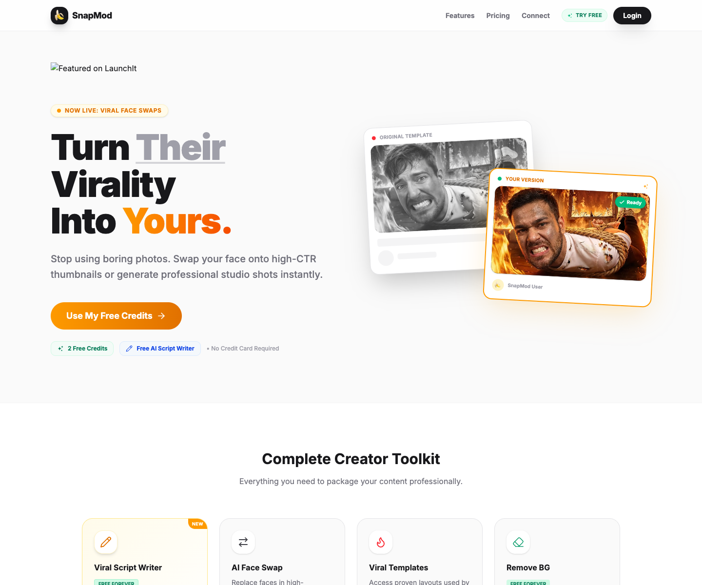 Solo Founder landing page screenshot